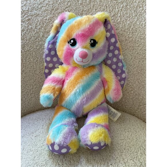 Build-a-Bear Rainbow Banny Rabbit 17" - Picture 1 of 4